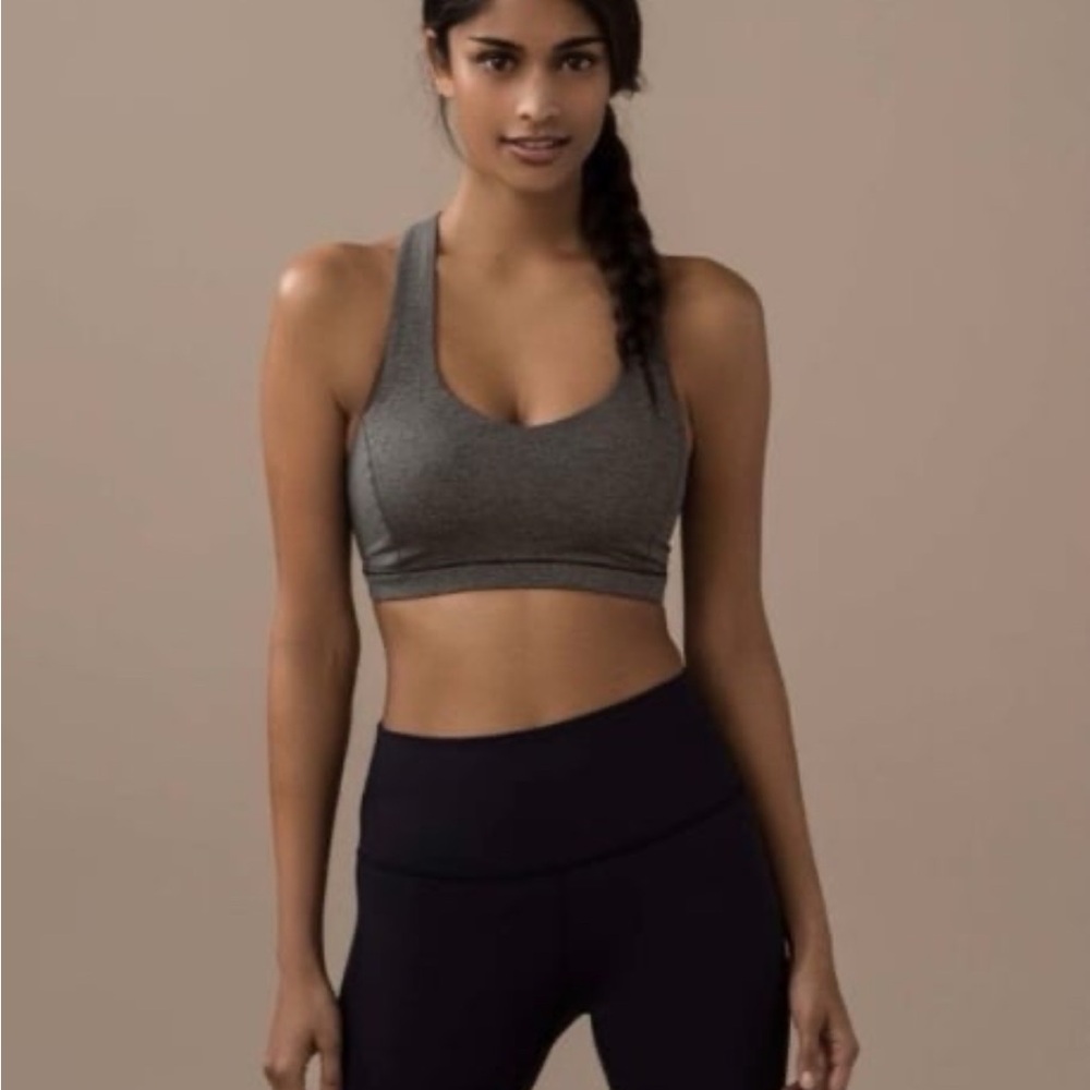 Lululemon Athletica Charcoal Sports Bra